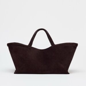 Zara Elongated Suede Shopper